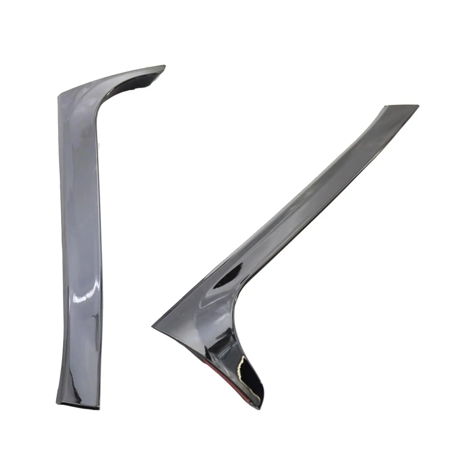 2Pcs Rear Roof Window Side Spoiler Wing for vw Golf 6 MK6 Black