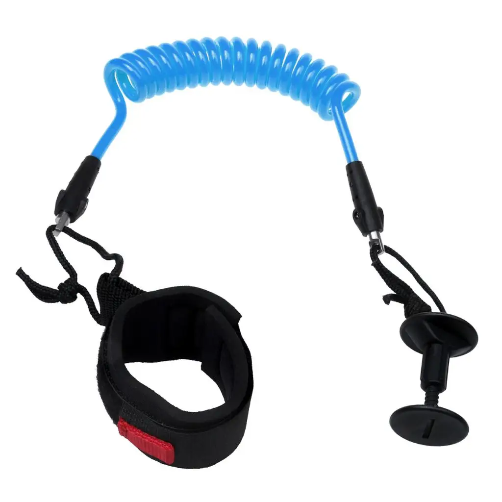 Wrist Leash, Padded Neoprene Cuff with Double Swivels - Sturdy & Durable - Various Colors & Sizes