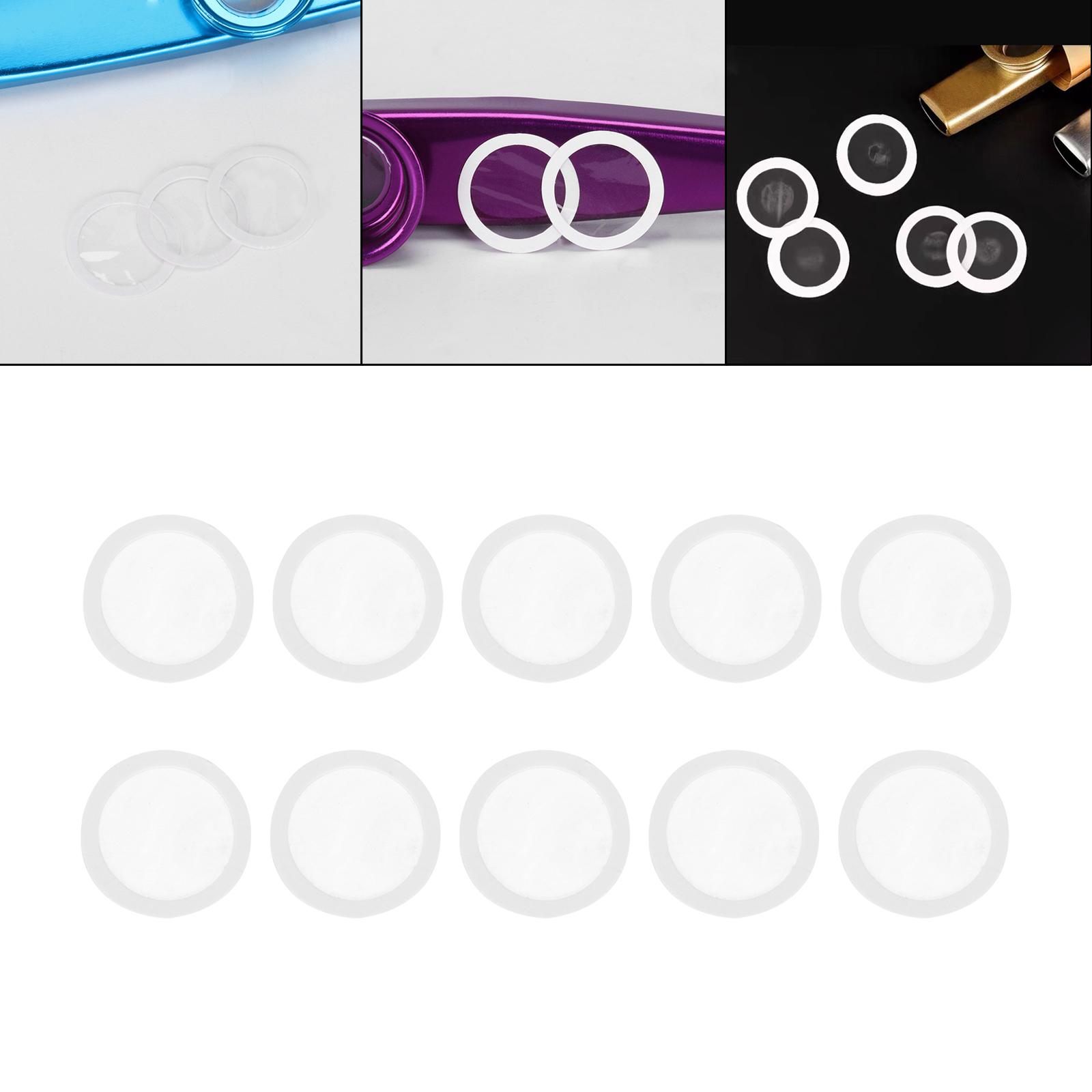 10/Set Kazoo Flute Membrane Diaphragm 1.8cm for Kazoo Replacement DIY Accessory