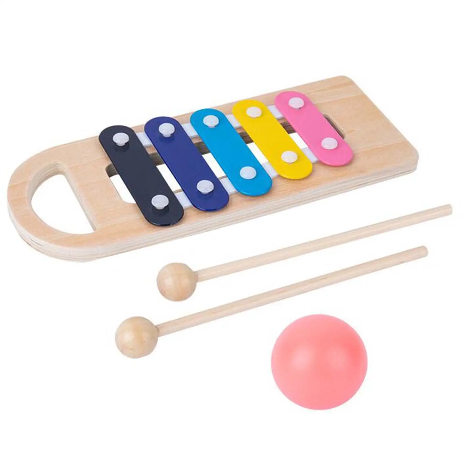 Montessori Wooden Musical Pounding Toy Preschool Birthday Gift for Baby Kids