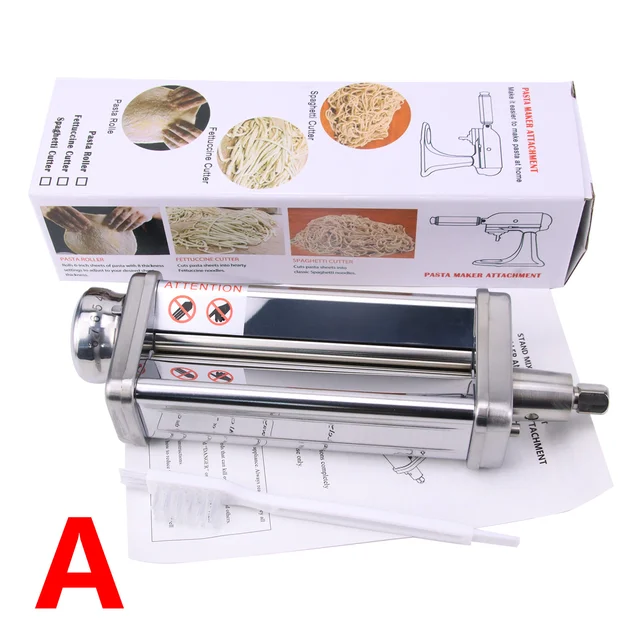 Pasta Attachment for Kitchenaid Stand Mixer,Cofun 3 Piece Pasta Maker  Machine with Pasta Roller and Cutter Set for Dough Sheet, - AliExpress