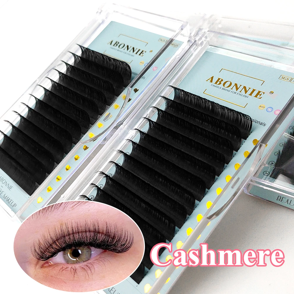 Best of Abonnie Cashmere Classic Individual Eyelashes Extensions Ultra Matte Black Lashes Fluffy Cilia All Size Cilios Reviews & Tips