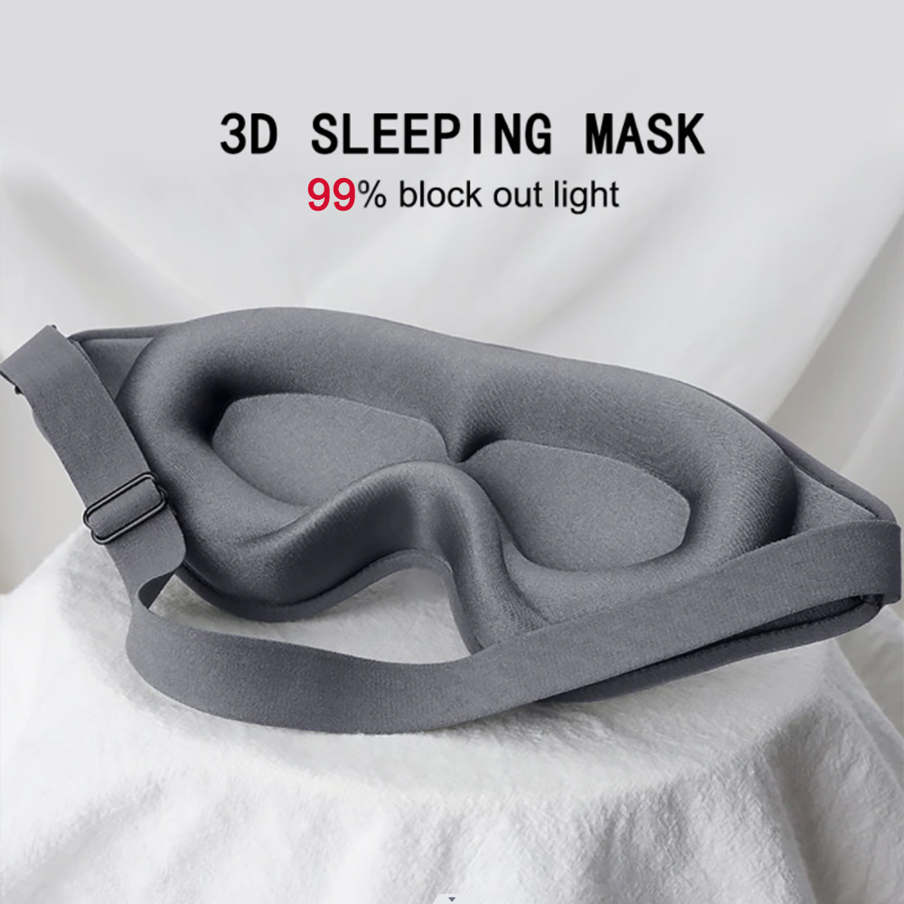 Best of 3D Sleep Mask Blindfold Sleeping Aid Eye Mask Soft Memory Foam Face Mask Eyeshade 99% Blockout Light Slaapmasker Eye Cover Patch Reviews & Tips