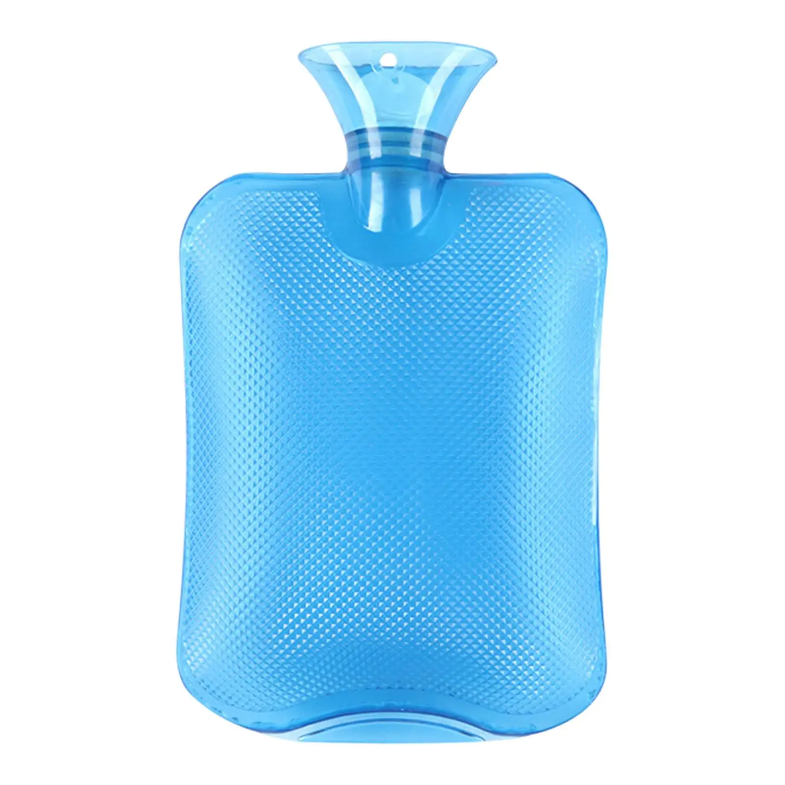 Premium PVC Hot Water Bottle, Large 2 Liter Hand Warmer, Hot Water Bag, Durable Water Filling Bag, 2mm Thick