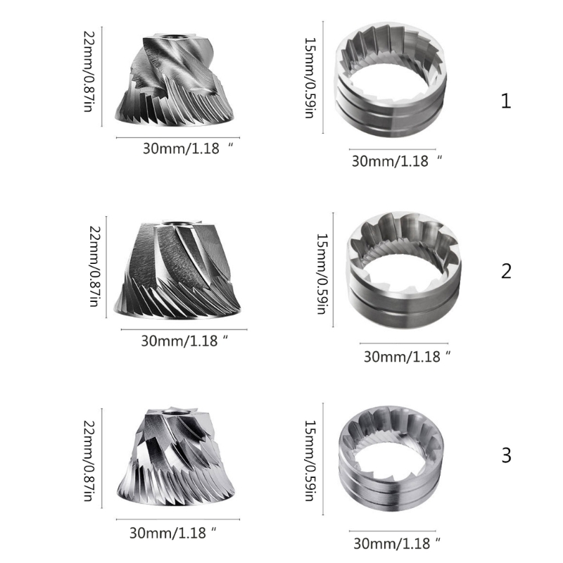 Title 6, E&B Conical Burr Manual Higher Efficiency Parts...