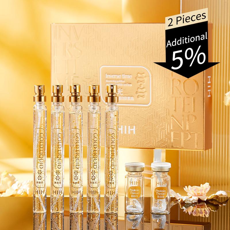 Best of 24K Gold Face Serum Active Collagen Silk Thread Facial Skin Care Essence Anti-Aging Smoothing Firming Moisturizing Hyaluronic Reviews & Tips