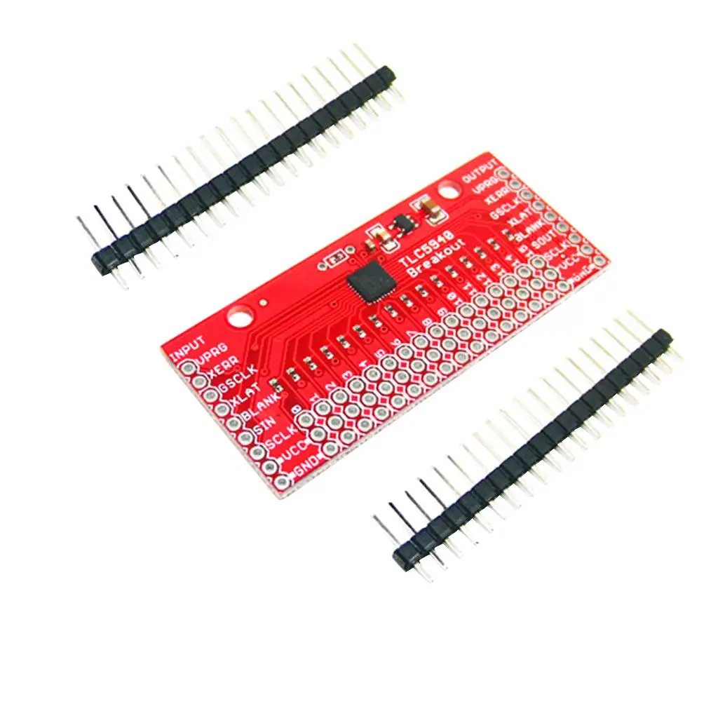 16 Channel PWM Control LED Driver Breakout with 12 Bit Serial Interface