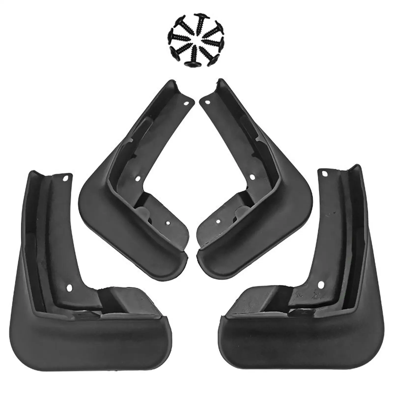 4Pcs Mud Flaps Splash Guards ,Mudguard Fender ,Front and Rear Side ,Mudflaps for Sagitar Jetta A7 Quality Professional Durable