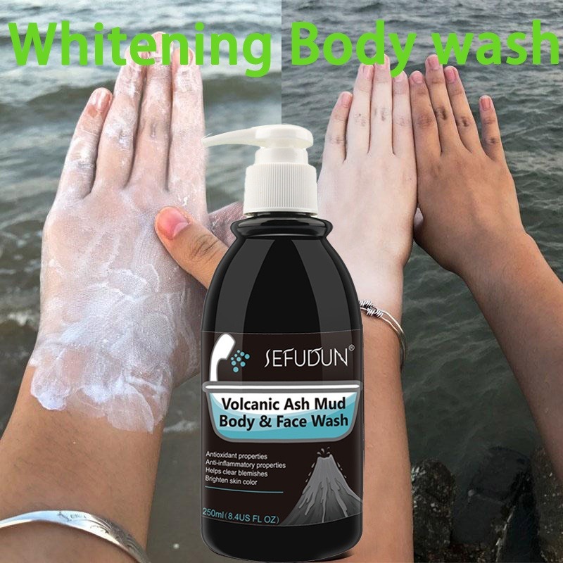 Best of Volcanic Mud Whitening Body Wash Deep Sea Mud Dirt Removal Exfoliating Deep Cleaning And Brightening Skin Whitening Miracle Reviews & Tips