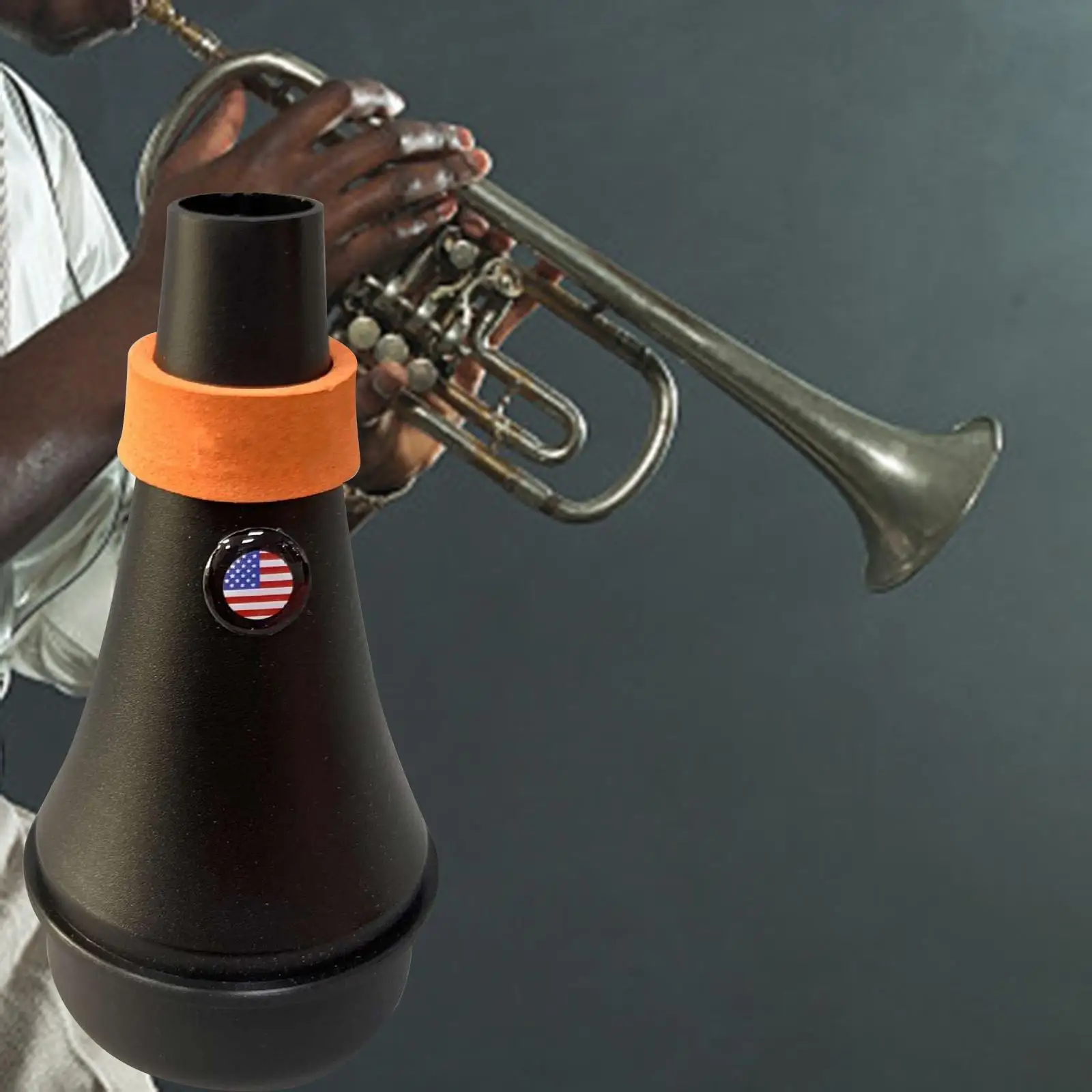 Universal Trumpet Practice Mute Sound Weaken Portable Useful Sound Silencer Cornet Trumpet Mute Silent for Musical Instrument