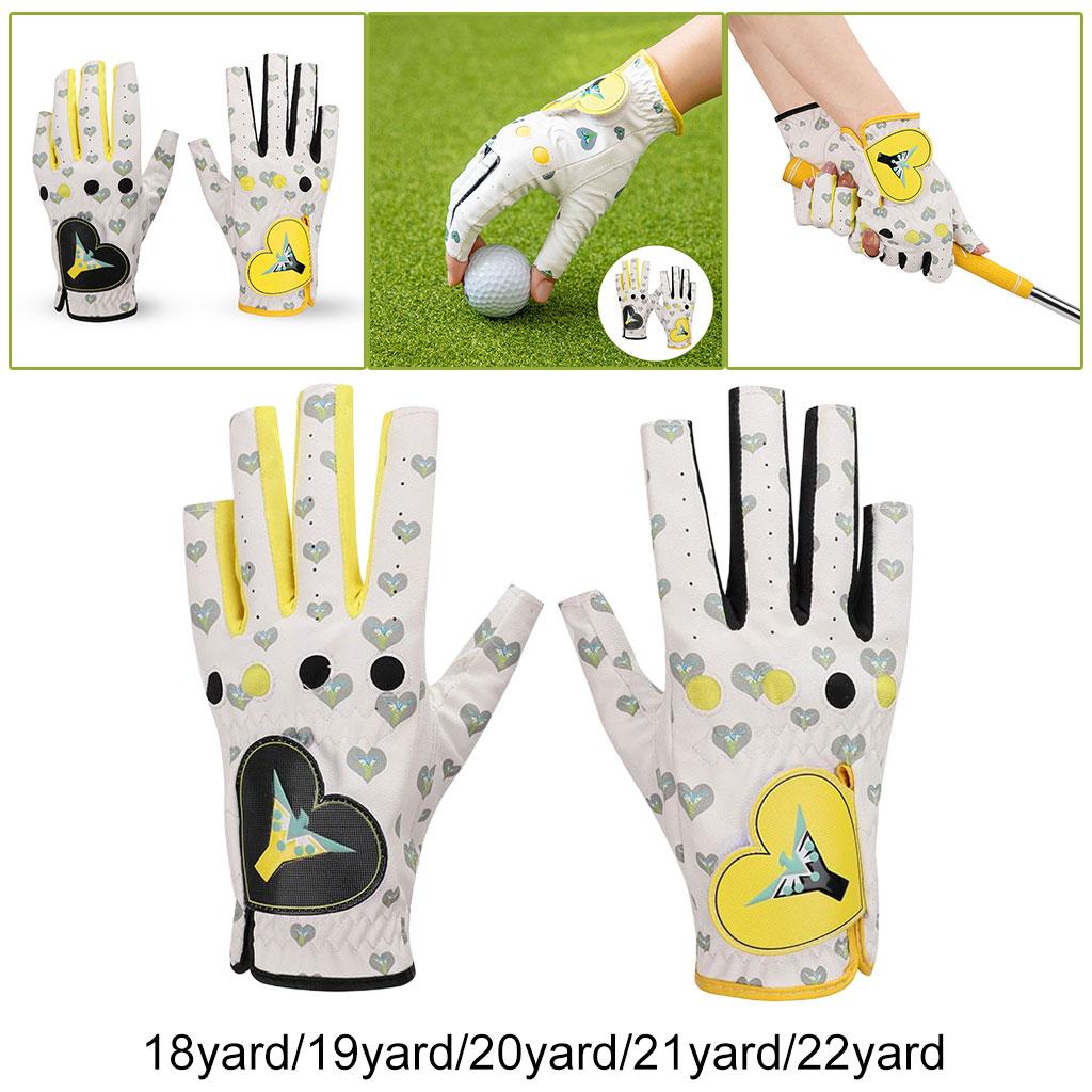 Golf Fingerless Gloves Breathable Touchscreen for Cycling Left & Right Hand Driving