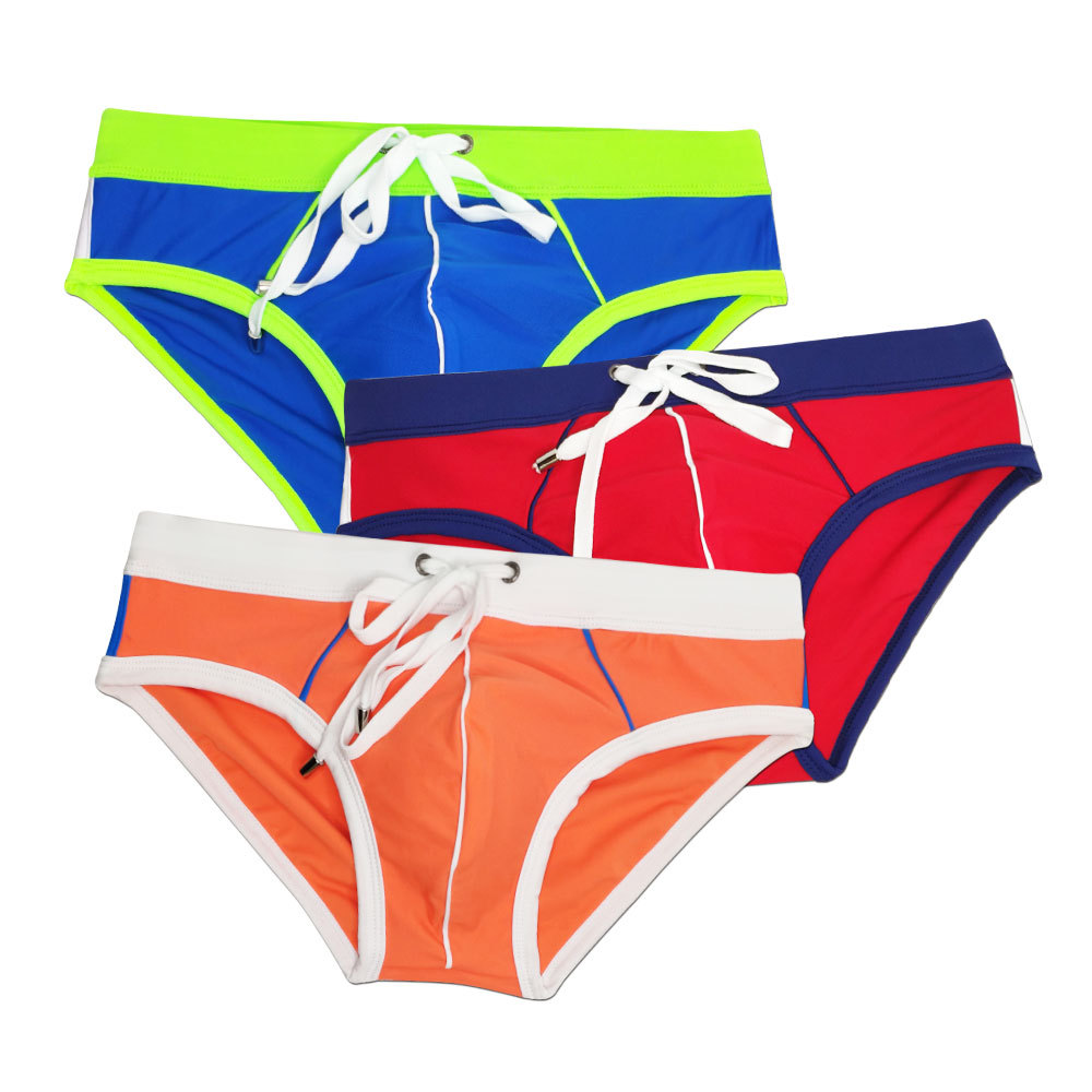 Herren Bademode Schwimmen Briefs Hallo-Q Sexy Atmungs Badehose Boxer Badeanzug Badeanzug Geschwindigkeit Passende Strand Shorts sunga – Detail 17