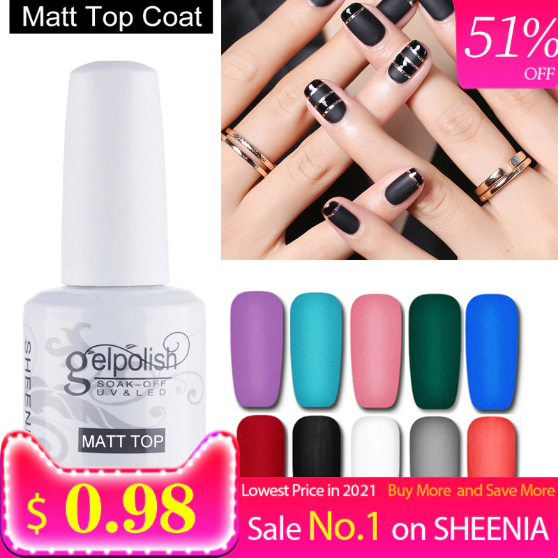 Best of 15ml Nail Gel Polish No Wipe Top Coat Base Coat Varnishes Nail Gel Primer Long Lasting Soak Off UV Gel Polish Nail Art Manicure Reviews & Tips