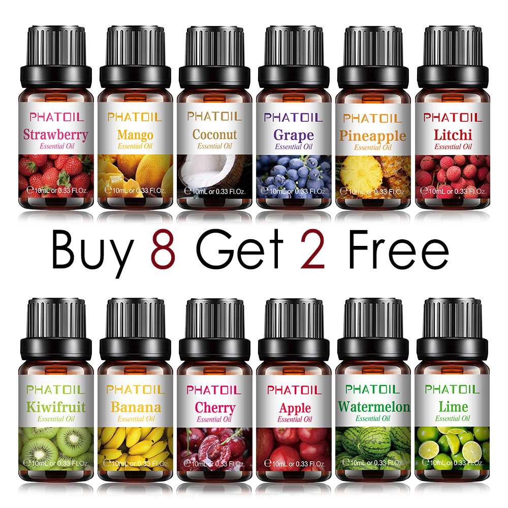 Best of Buy 8 Get 2 Free 10ml Passion Fruit Fragrance Oil Diffuser Strawberry Mango Watermelon Coconut Flavoring Oil For Spa Soap Making Reviews & Tips