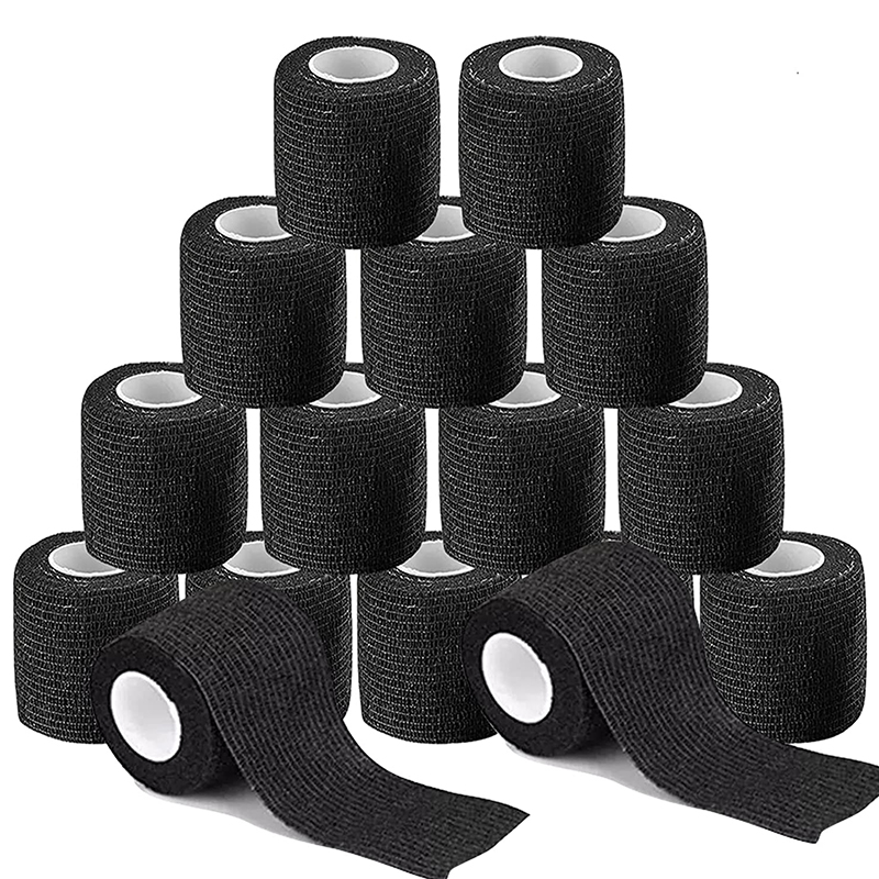 Best of 1pcs Black Tape Tattoo Handle Bandage Sport Wrap Tape Self Adhesive Elastic Bandage Tape Tattoo Permanent Makeup Accessories Reviews & Tips